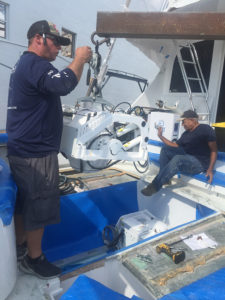 custom-gyro-system Installs at the CAY Marine Boatyard Miami